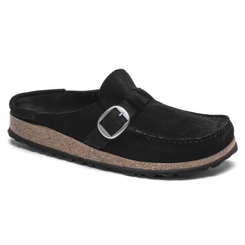 Birkenstock Buckley - Black Suede (Narrow Width) - Angle