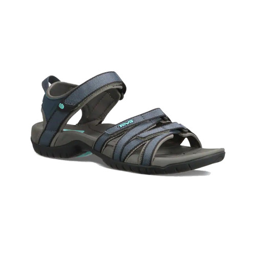 Teva Women's Tirra Sandal in Bering Sea, Black & Indigo/Rose – Gimres Shoes