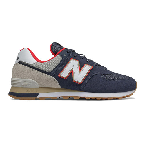 new balance navy & stone 574 trainers