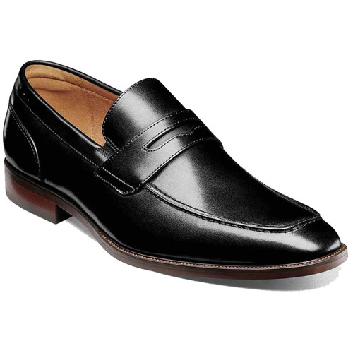 Florsheim Men's Sorrento Moc Toe Penny Loafer - Black - 14294-001 - Main