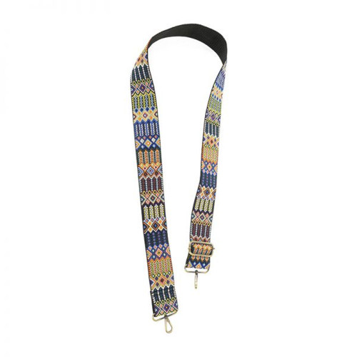 Joy Susan Guitar Strap - Embroidered Multi Diamond - LS036-25