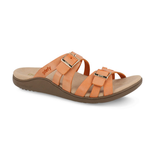 Gravity Defyer Women's Ortal Sandal - Orange - TB7217FP - Angle