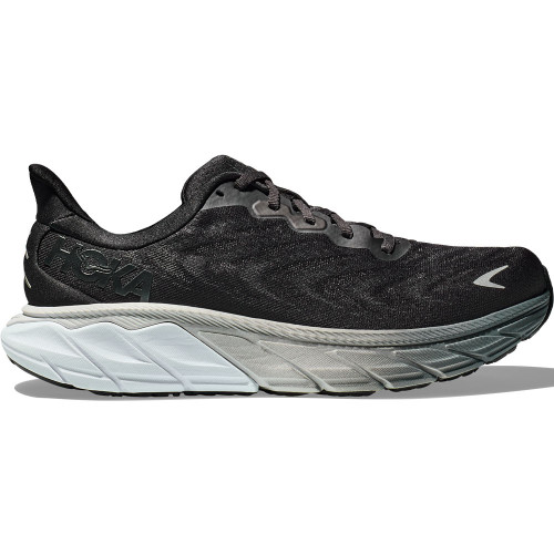 HOKA ONE ONE Men's Arahi 6 - Black / White (Wide Width) - 1123196-BWHT - Profile