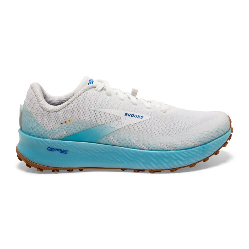 Brooks Men's Catamount - White / Iced Aqua / Blue - 110352-160 - Profile