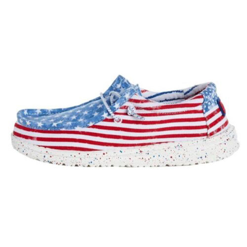 Hey Dude Toddler Wally - Stars and Stripes - 40031-9C8 - Profile