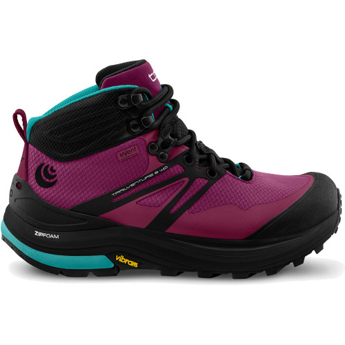 Topo Athletic Women's Trail Trailventure 2 - Raspberry / Black - W054-RASP - Profile