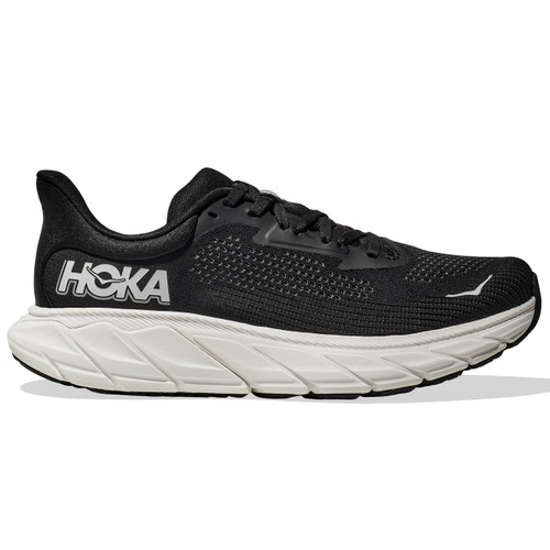 HOKA ONE ONE Men's Arahi 7 - Black / White (Medium Width) - 1147850-BWHT - Profile