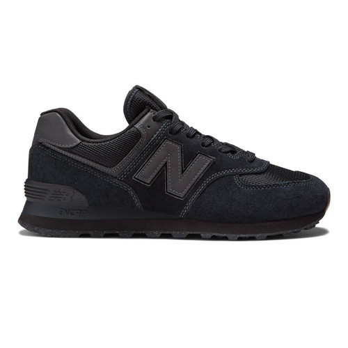 New Balance Men's 574 Core - Black / Black - ML574EVE - Profile