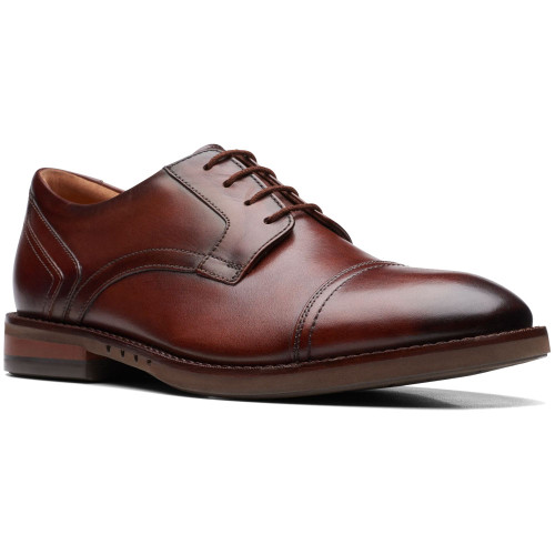 Clarks Un Hugh Lace - Oxfords - Tallas grandes - Hombre - Marrón