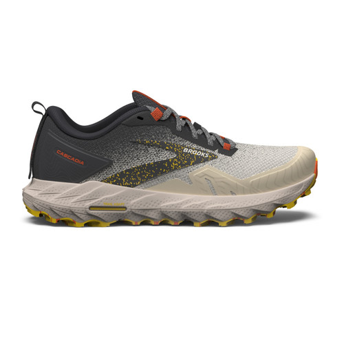 Brooks Men's Cascadia 17 - Chateau Grey / Forged Iron - 110403-238 - Profile