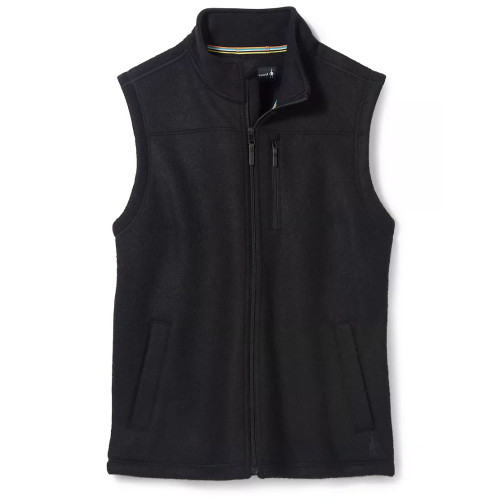 Smartwool Men's Hudson Trail Fleece Vest - Black - SW016518-001 - Profile