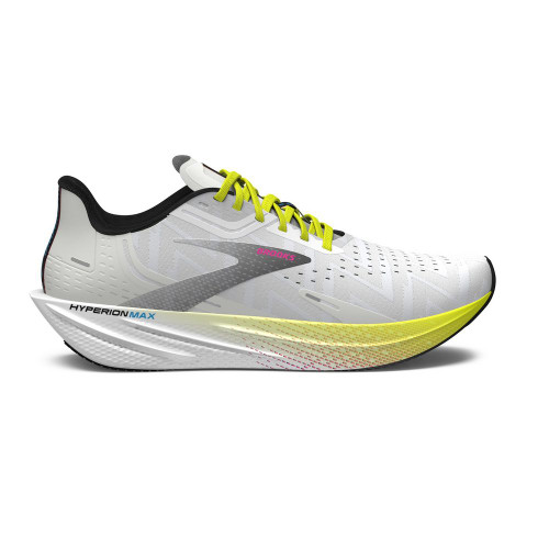 Brooks Women's Hyperion Max - White / Black / Nightlife - 120377-196 - Profile