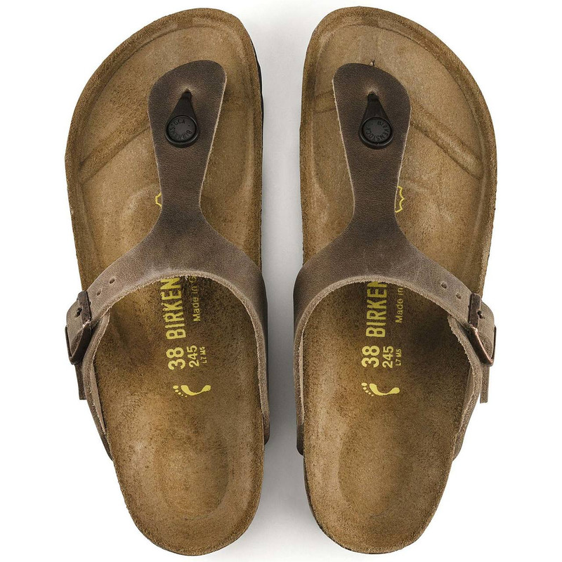 birkenstock gizeh tobacco oiled leather