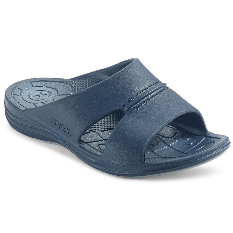 mens slide sandals with arch support