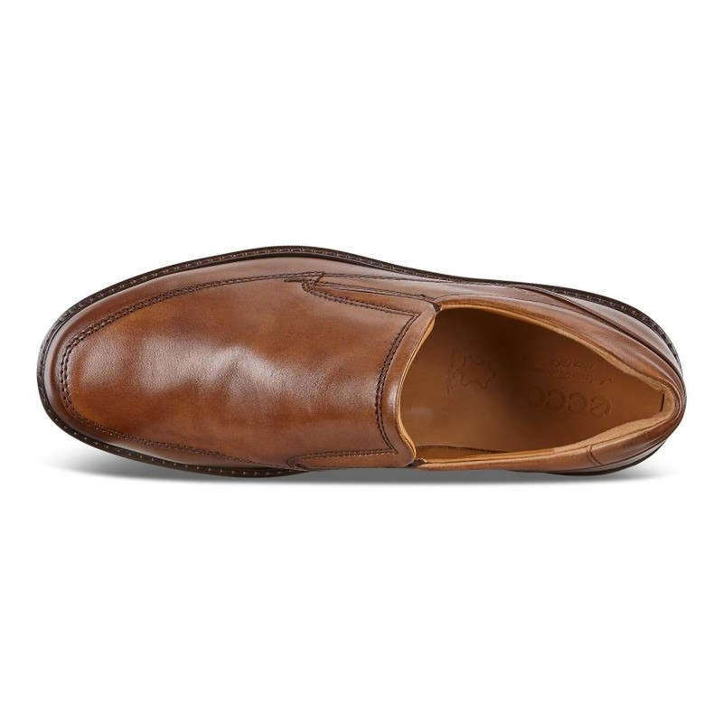 ecco men's holton apron toe slip on