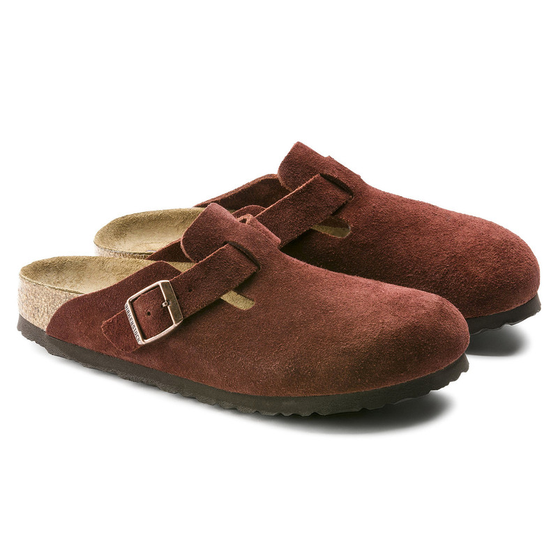 birkenstock boston port suede