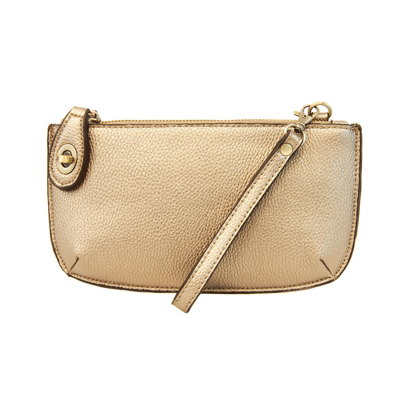 wristlet with crossbody strap