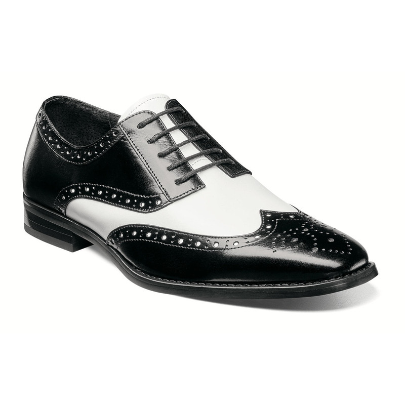 white wingtip oxford shoes