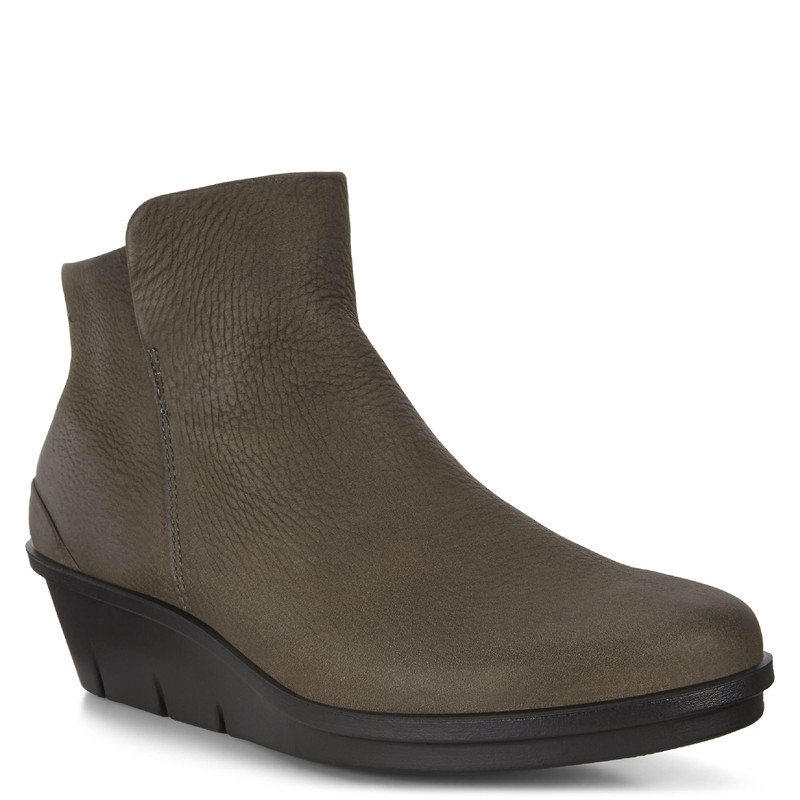 Skyler Wedge Bootie - Warm Grey