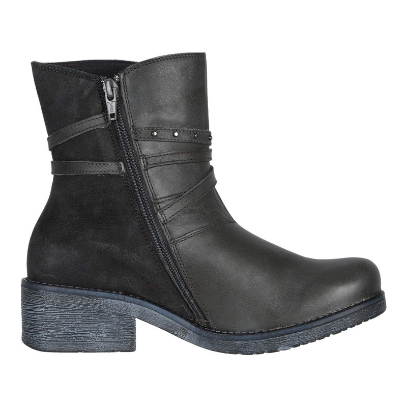 gray leather womens boots