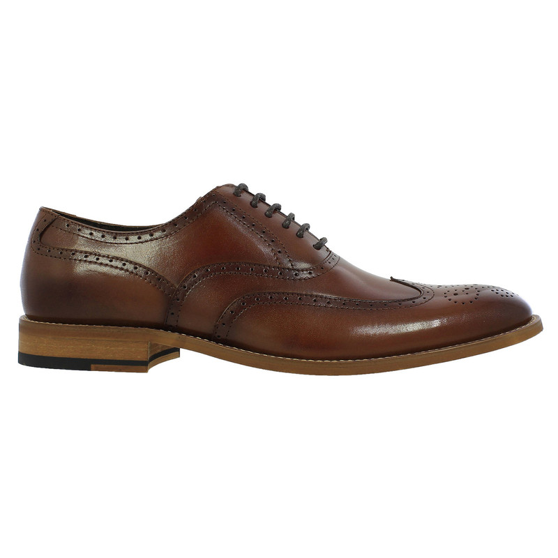 stacy adams men's dunbar wingtip oxford