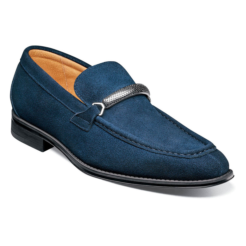 stacy adams blue suede shoes