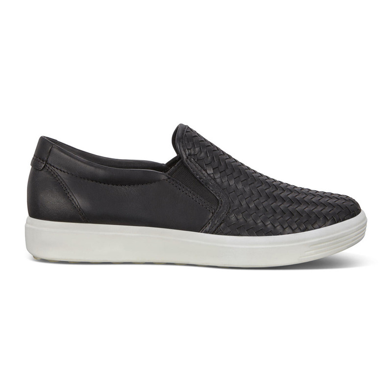 ecco soft slip on black