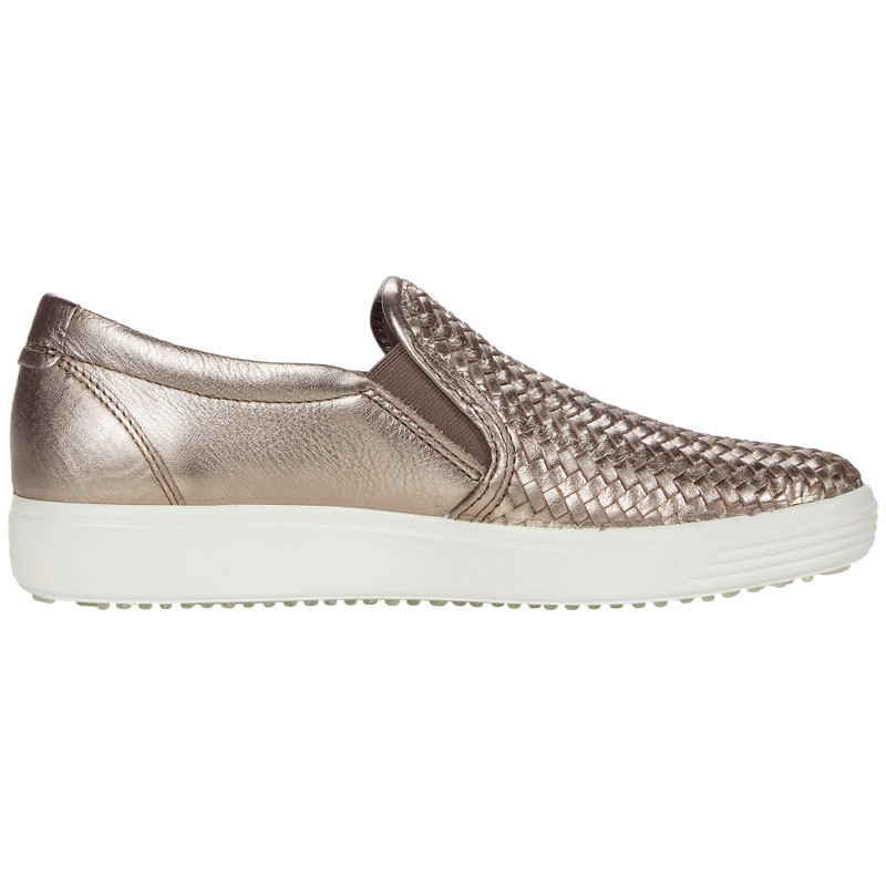 ecco soft 7 woven slip on womens