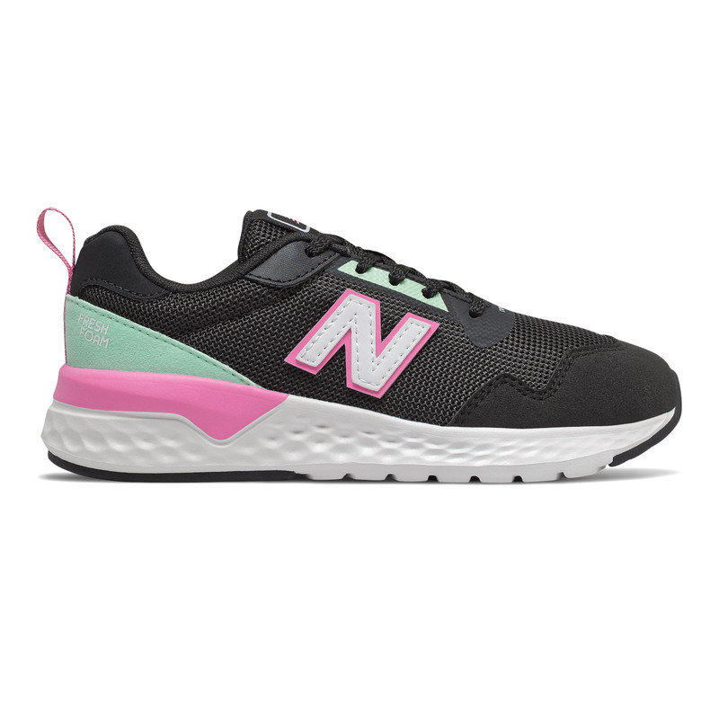 New Balance Kid's Fresh Foam 515 Sport - Black with Candy Pink - Profile Pic