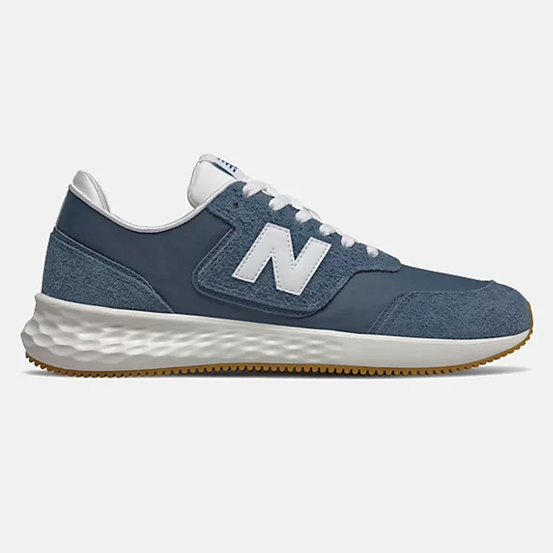 new balance x70 cinza e azul