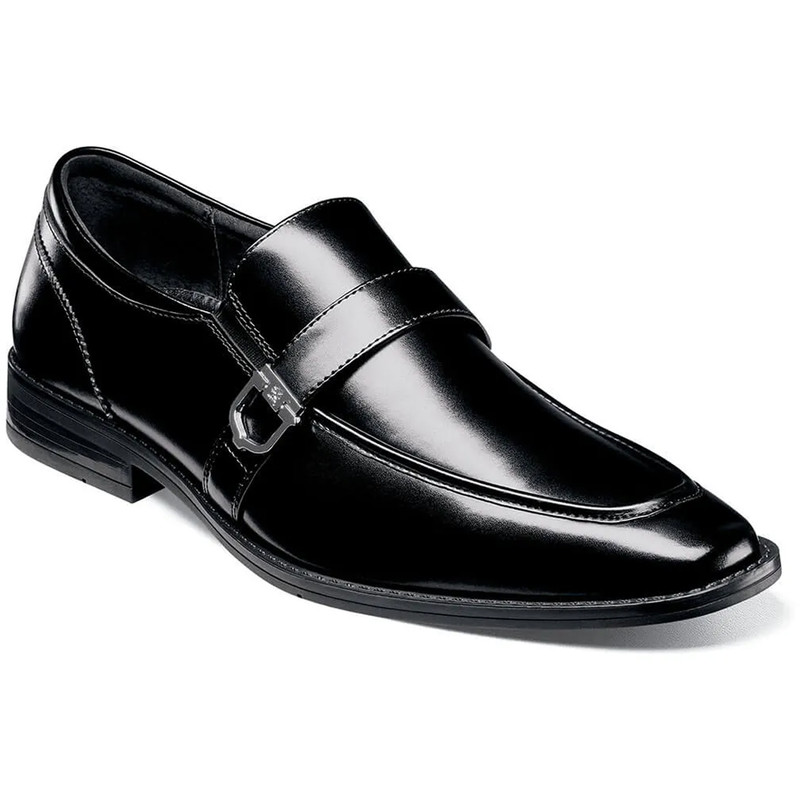 Stacy Adams Men's Kester Moc Toe Bit Loafer - Black - 20195-001 - Main