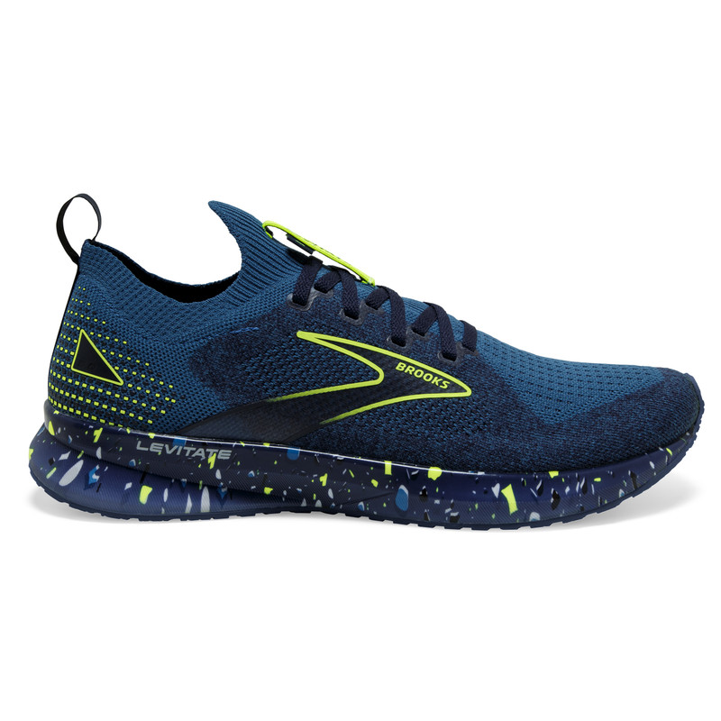 Brooks Men's Levitate StealthFit 5 - Dark Blue / Navy / Nightlife - 110372-426 - Profile