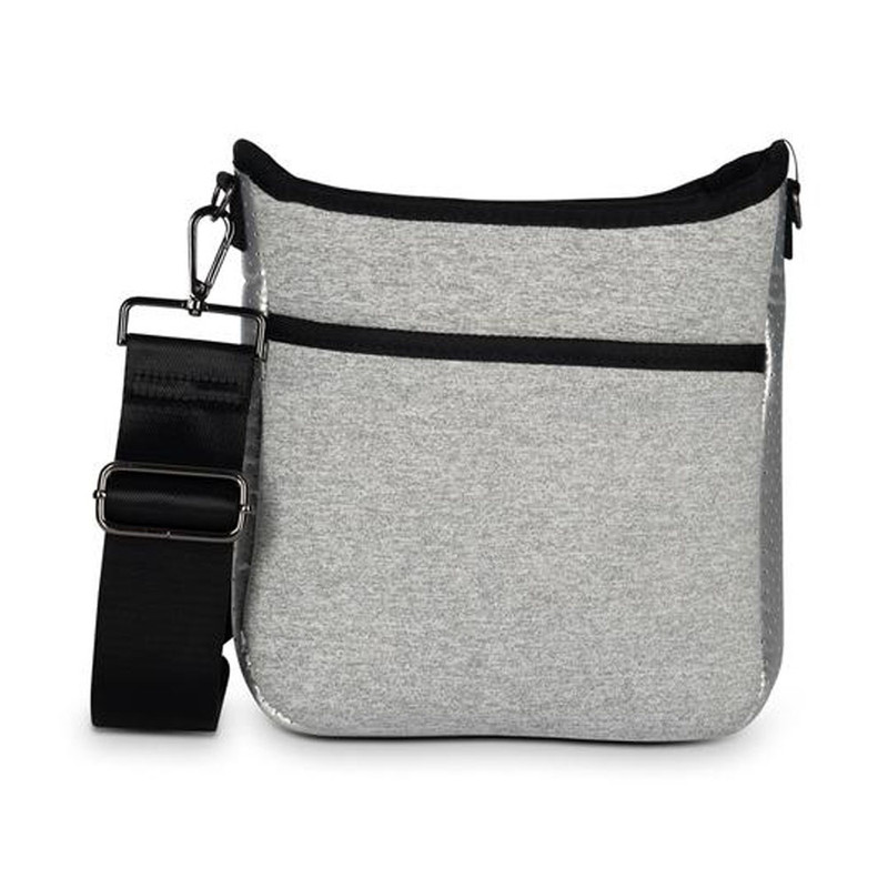 Haute Shore Jeri Showoff Crossbody Bag - Heather/Silver - Jeri/Heather - Profile Black Strap