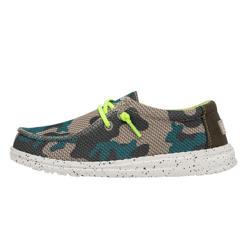 Hey Dude Youth Wally Sox - Tapue Camo - 130137034 - Profile