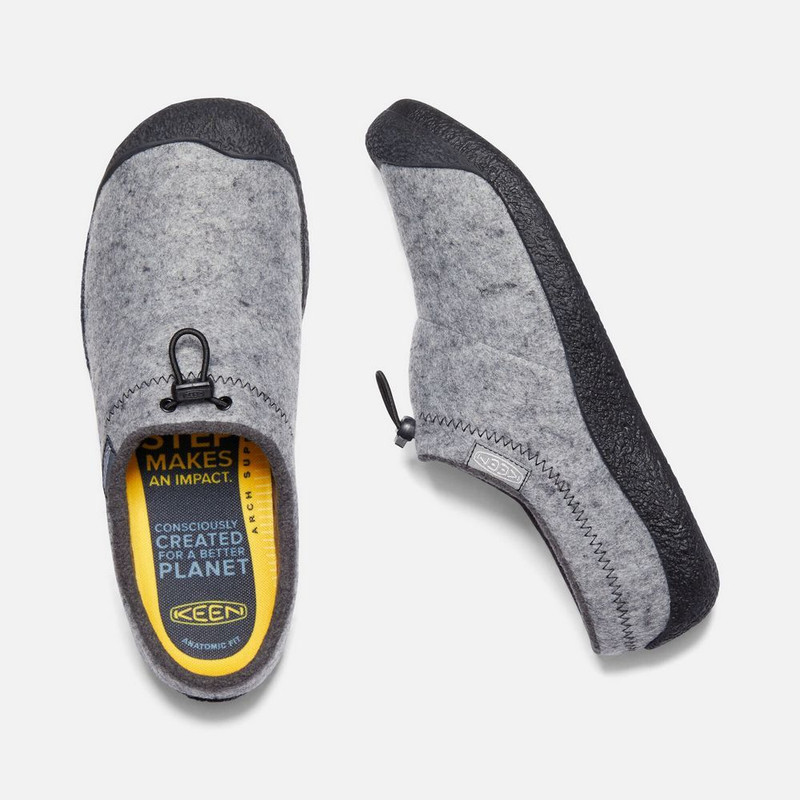 KEEN Men's Howser III Slide - Grey Felt / Black