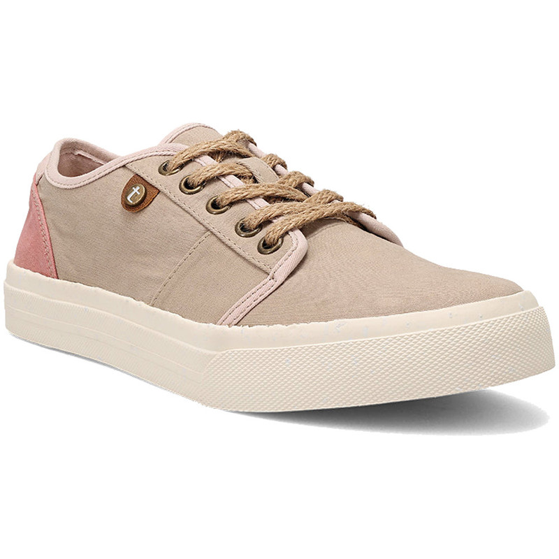 Taos Footwear Women's Super Soul - Ecru / Rosette Distressed - SSL-14101-ECRD - Profile