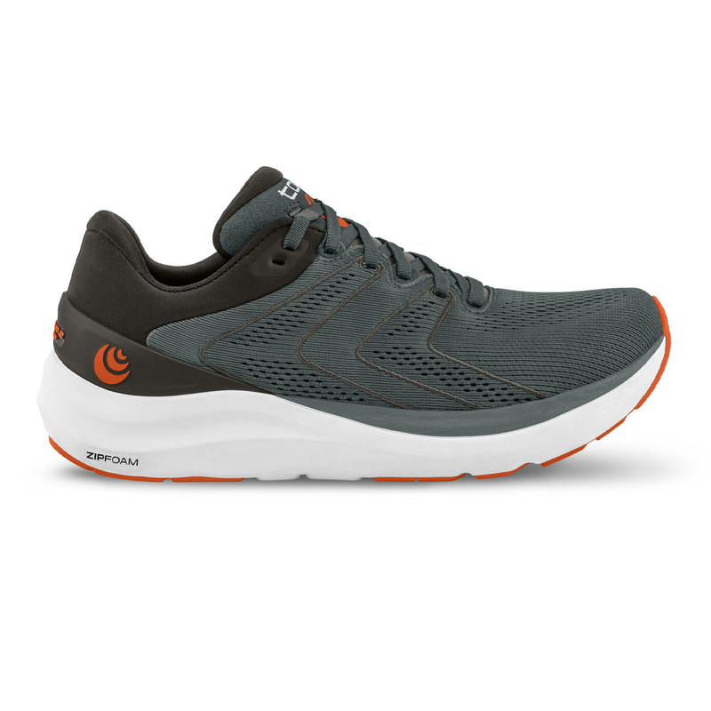 Topo Athletic Men's Phantom 2 - Grey / Clay - M046-GREY - Profile