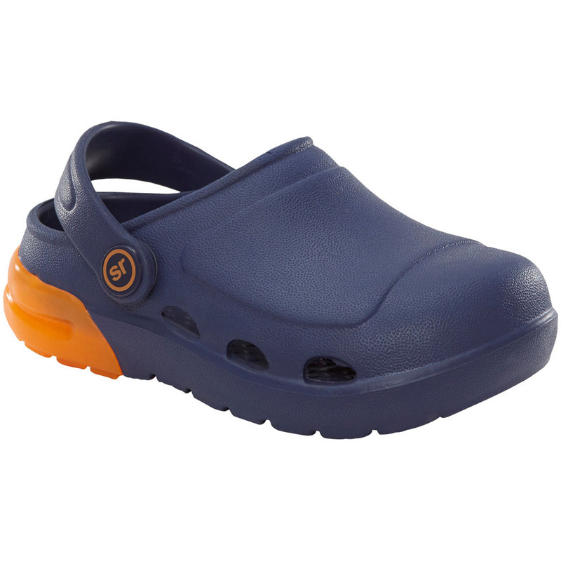 Stride Rite 360 Little Kids Light-Up Bray Clog - Navy / Orange - TB024901 - Angle