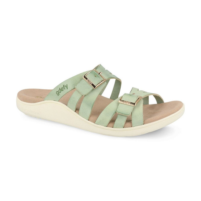 Gravity Defyer Women's Ortal Sandal - Green - TB7217FG - Angle