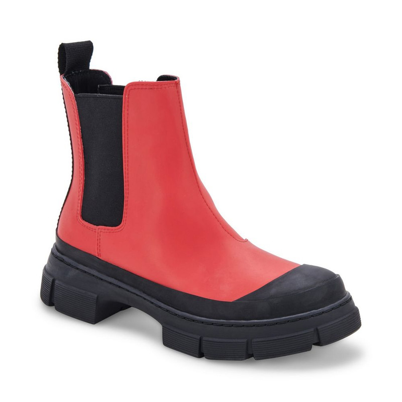 Blondo Women's Helga Waterproof Chelsea Boot - Red - Helga/Red - Angle