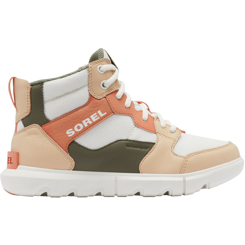 Sorel Women's Explorer II Sneaker Mid - Sea Salt / Nova Sand - 2009431-125 - Profile