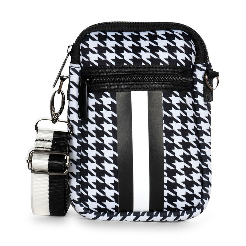 Haute Shore Casey Royal Neoprene Crossbody - Houndstooth - Casey/Royal