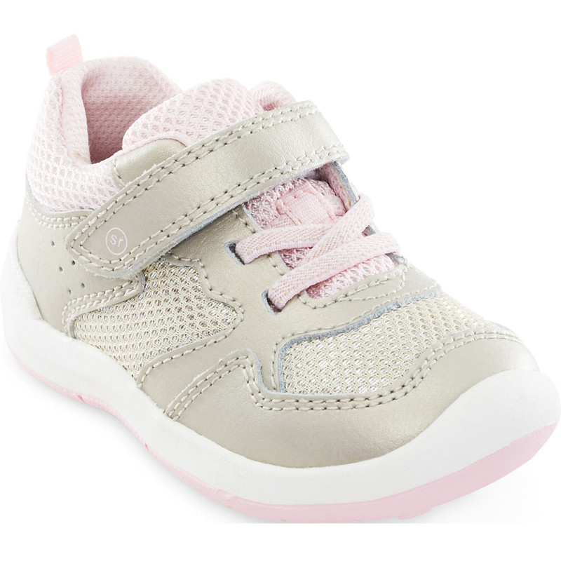 Stride Rite Little Kid's SRTech Winslow Sneaker - Champagne / Light Pink - BG018704 - Angle