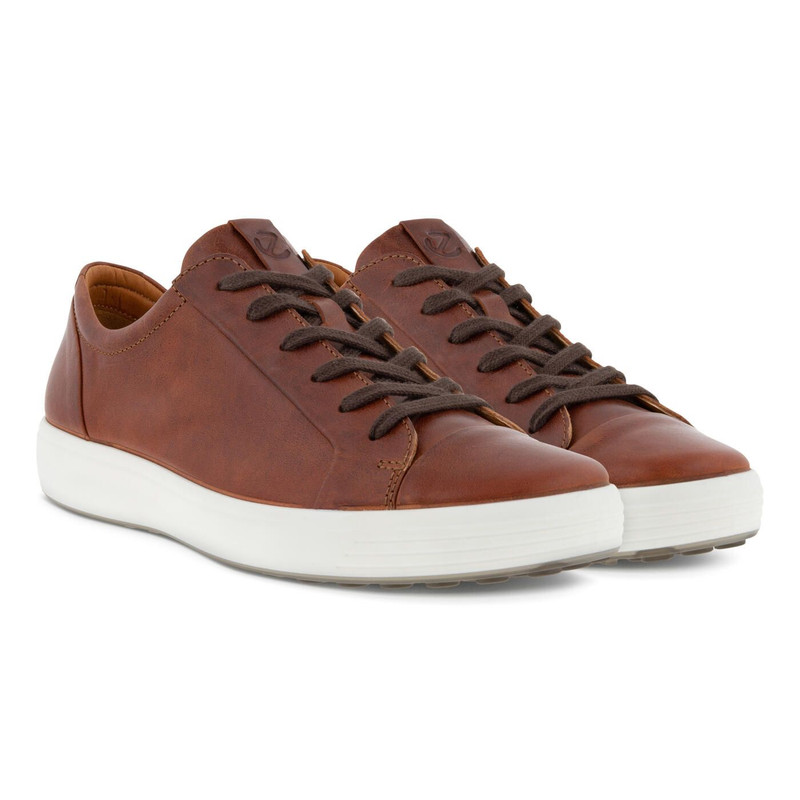 ECCO Men's Soft 7 City Sneaker - Cognac