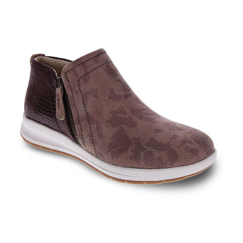 Revere Women's Dublin Boot - Cognac Camo/ Espresso Lizard - RDublin/Coges - Angle