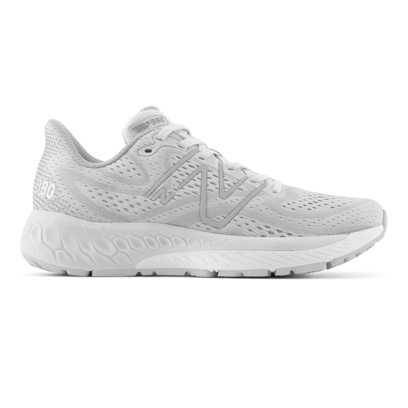 New Balance Women's Fresh Foam X 880v13 - Light Arctic Grey / Arctic Grey / Light Silver Metallic - W880W13 - Profile