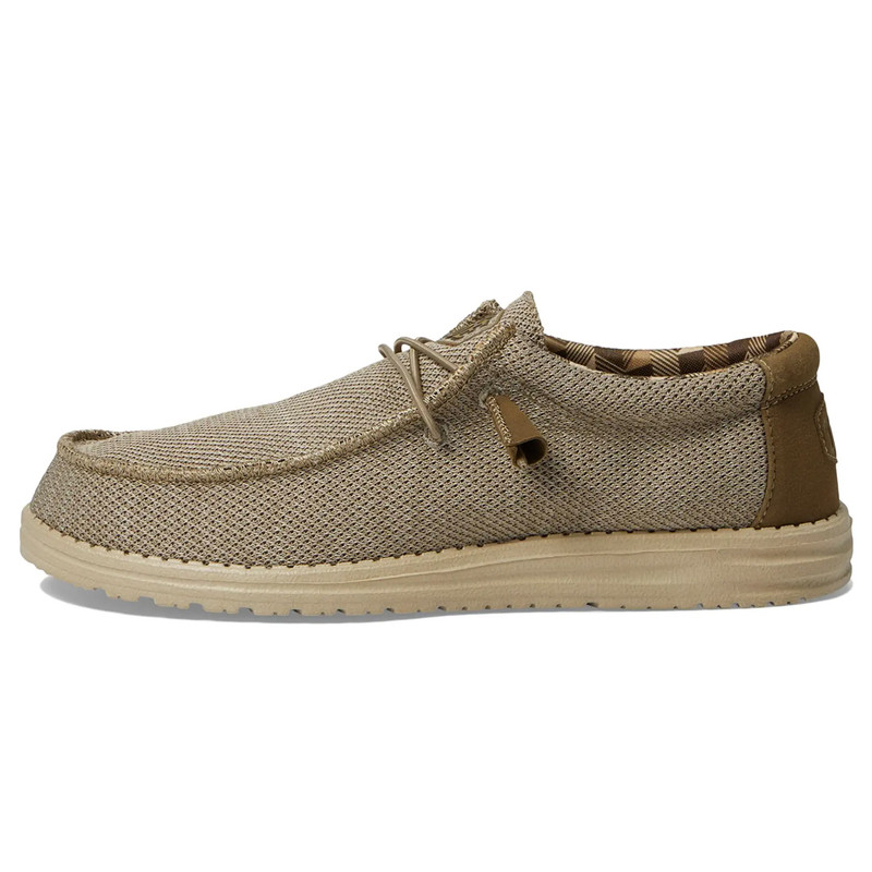 Hey Dude Men's Wally Sox - Beige - 40019-205 - Profile