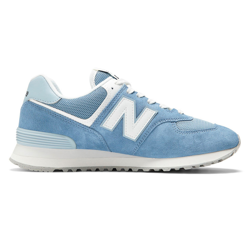 New Balance Men's 574 -Blue / White - U574FDG - Profile