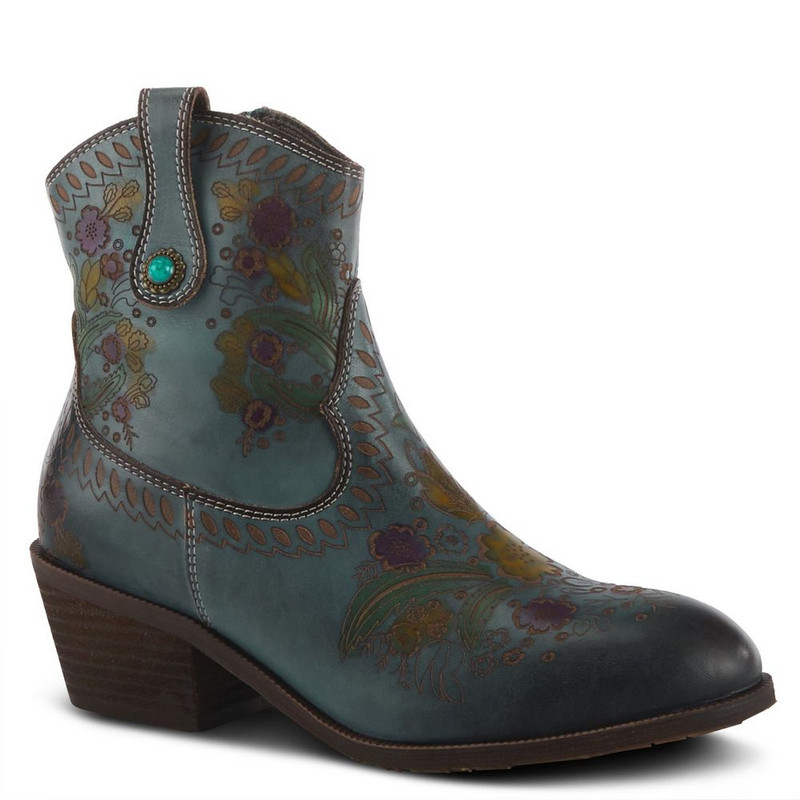 Spring Step L'Artiste Women's Galop Boot - Blue - Galop-BLU - Angle