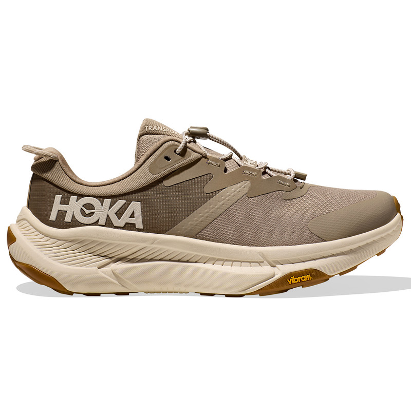 HOKA ONE ONE Men's Transport - Dune / Eggnog (Medium Width) - 1123153-DEGG - Profile